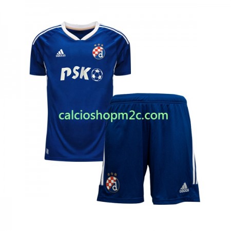 Dinamo Zagreb Bambino Maglia Prima 2022/2023 Manica Corta (+ Pantaloncini)